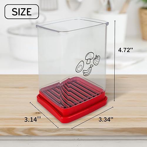Miniatura 4 de SpuotFan Cortador de tazas, cortador de huevos con acero inoxidable, cortador de tazas de frutas y verduras, artículos esenciales de cocina,