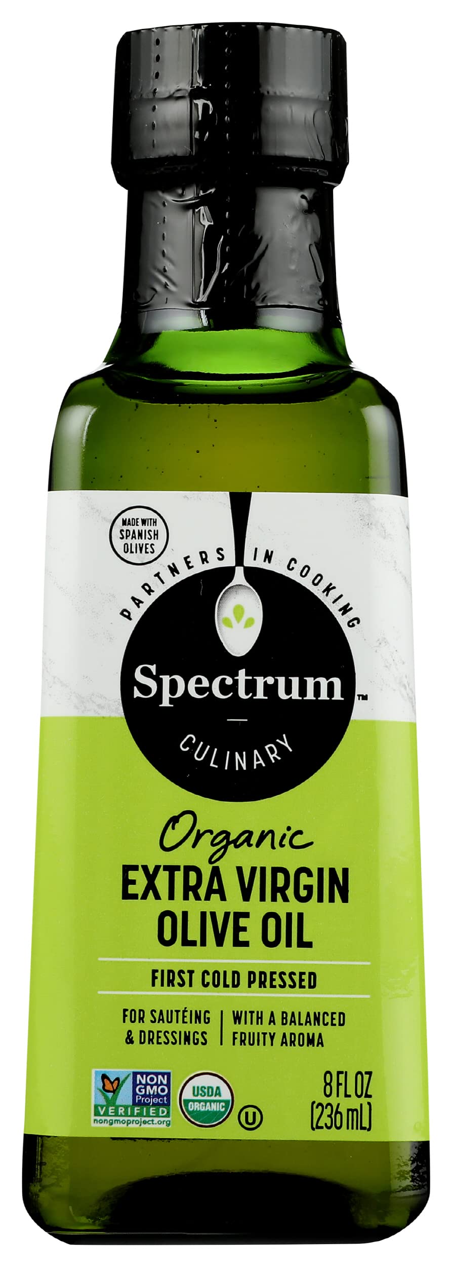 Amazon.com : Spectrum Organic Extra Virgin Olive Oil, Unrefined, 8