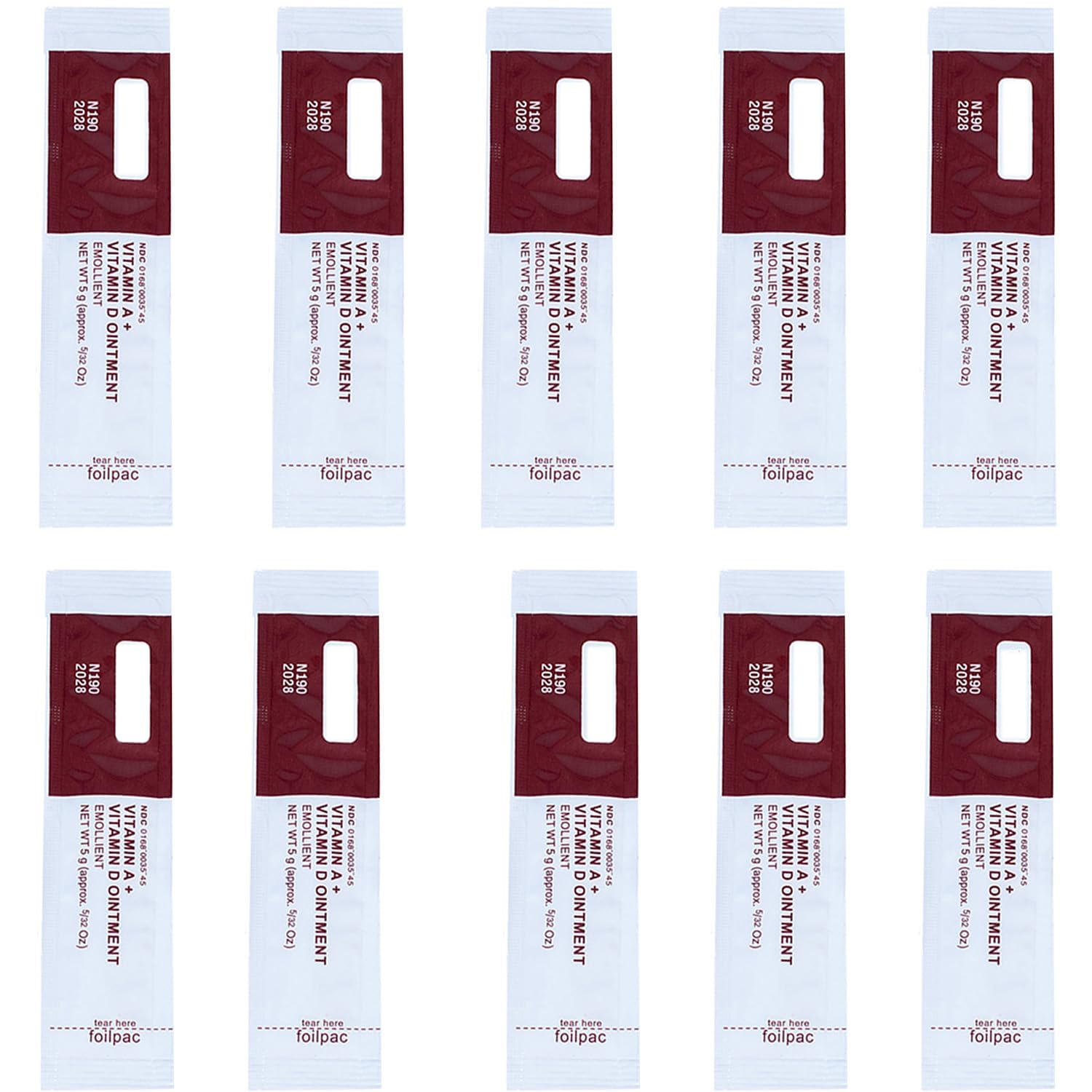 Tattoo Cream Scar Repair Gel, Microblading Aftercare Ointment Vitamin A&D Anti Scar Tattoo Aftercare Cream for Makeup Microblading and Tattoo Healing Supplies (White 10 PCS/Pack)