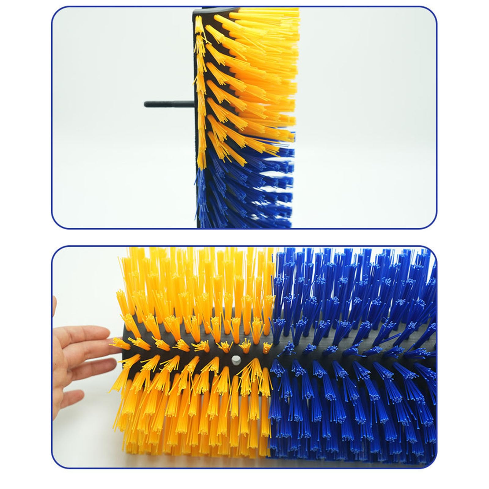Cepillo rascador universal, cepillo de masaje para rascar animales de ganado, cepillo para rascar ganado, herramienta antipicazón para ganado de 17,5 x 7,8 pulgadas