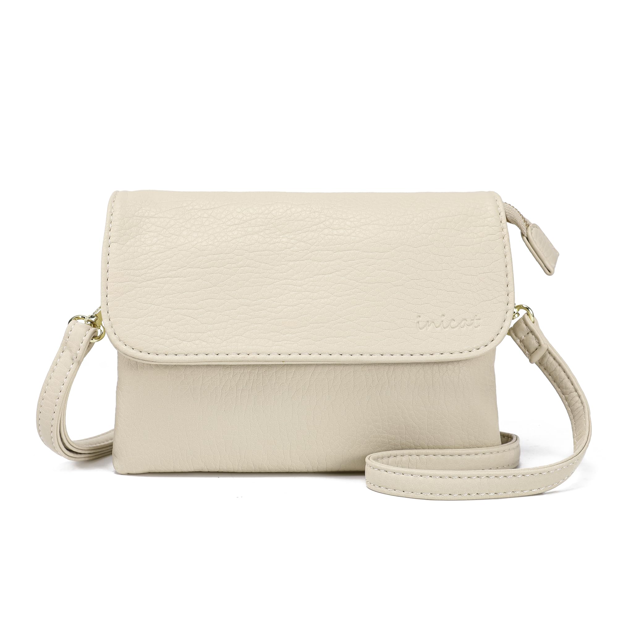 MINICAT RFID Blocking Small Crossbody Bags for Women Vegan Leather Mini Travel Purses Cell Phone Purse Cross Body Bag