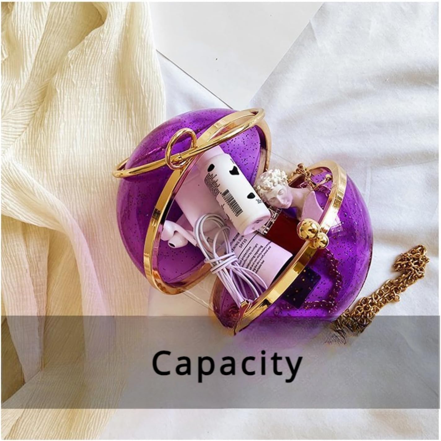 [ＤＵＢＦＫＢＳＨ] 女性用クリア財布 クリアバッグ クロスボディバッグ スタジアム承認の透明財布 コンサート スポーツ イベント