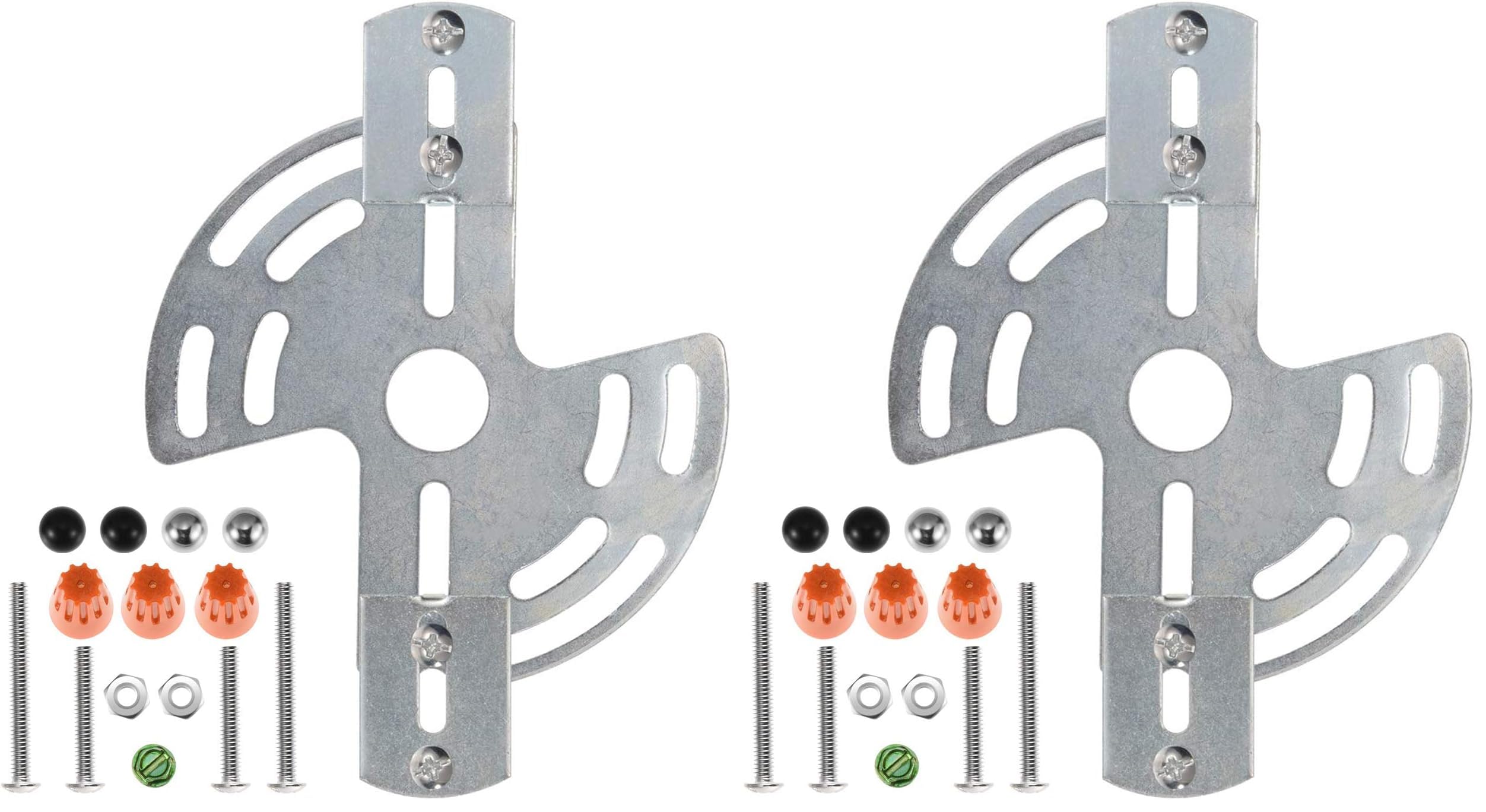 Canomo Lighting Adjustable Crossbar Kit Multifunctional Light Fixture Crossbar Plate Support to 35lb for Mount Wall Light, Close to Ceiling Light, Chandelier, 1 Set (Pack of 2)
