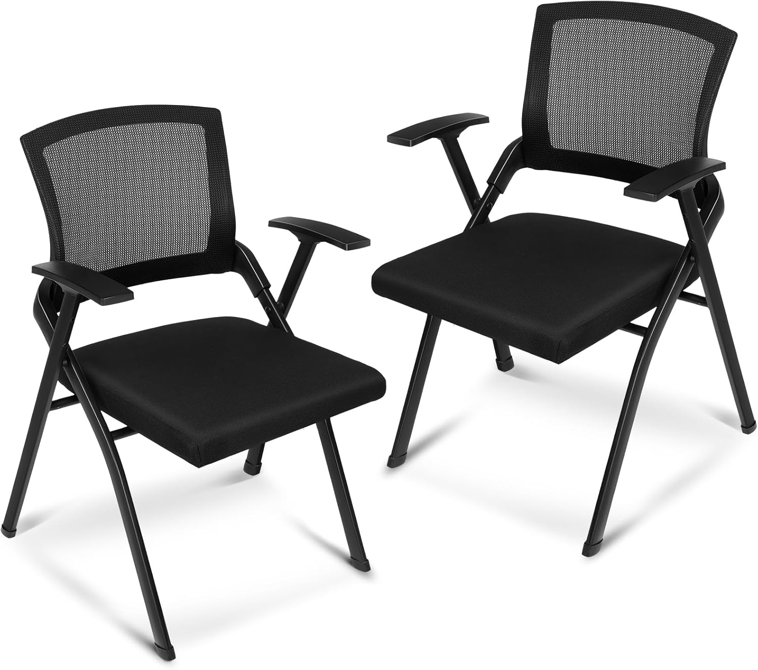 Sintuff Folding Chair with Arms and Padded Seats