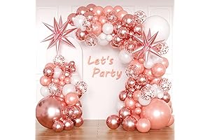 Rose Gold Balloons Arch Kit - The Cr`me de la Cr`me of Party Decor