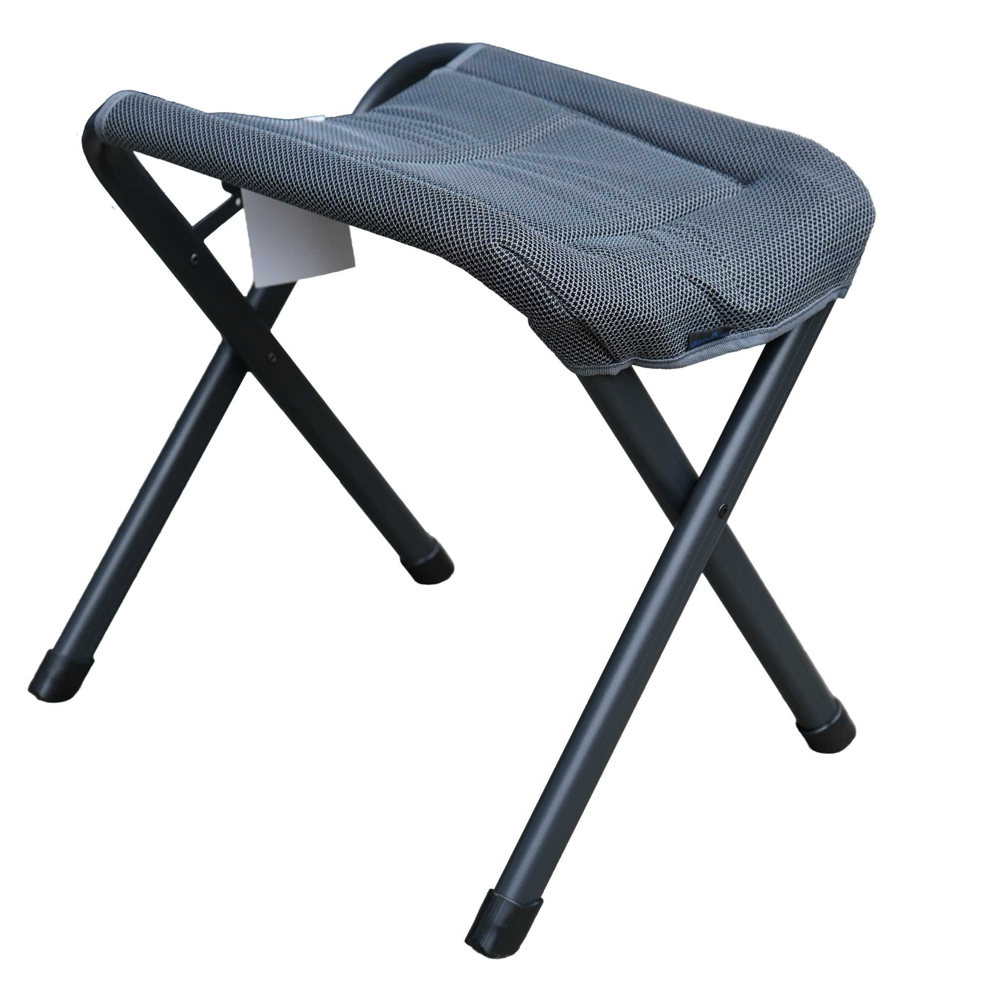 osoltus Alu Camping Hocker für Klappsessel mit3D Soft Touch Open-Grey