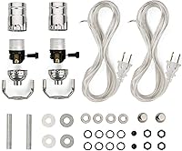 Vista 19 de Kit de lámpara – Kit de cableado eléctrico para hacer o reacondicionar lámparas – Kits de recableado de lámpara con instrucciones – Kit de lámpara