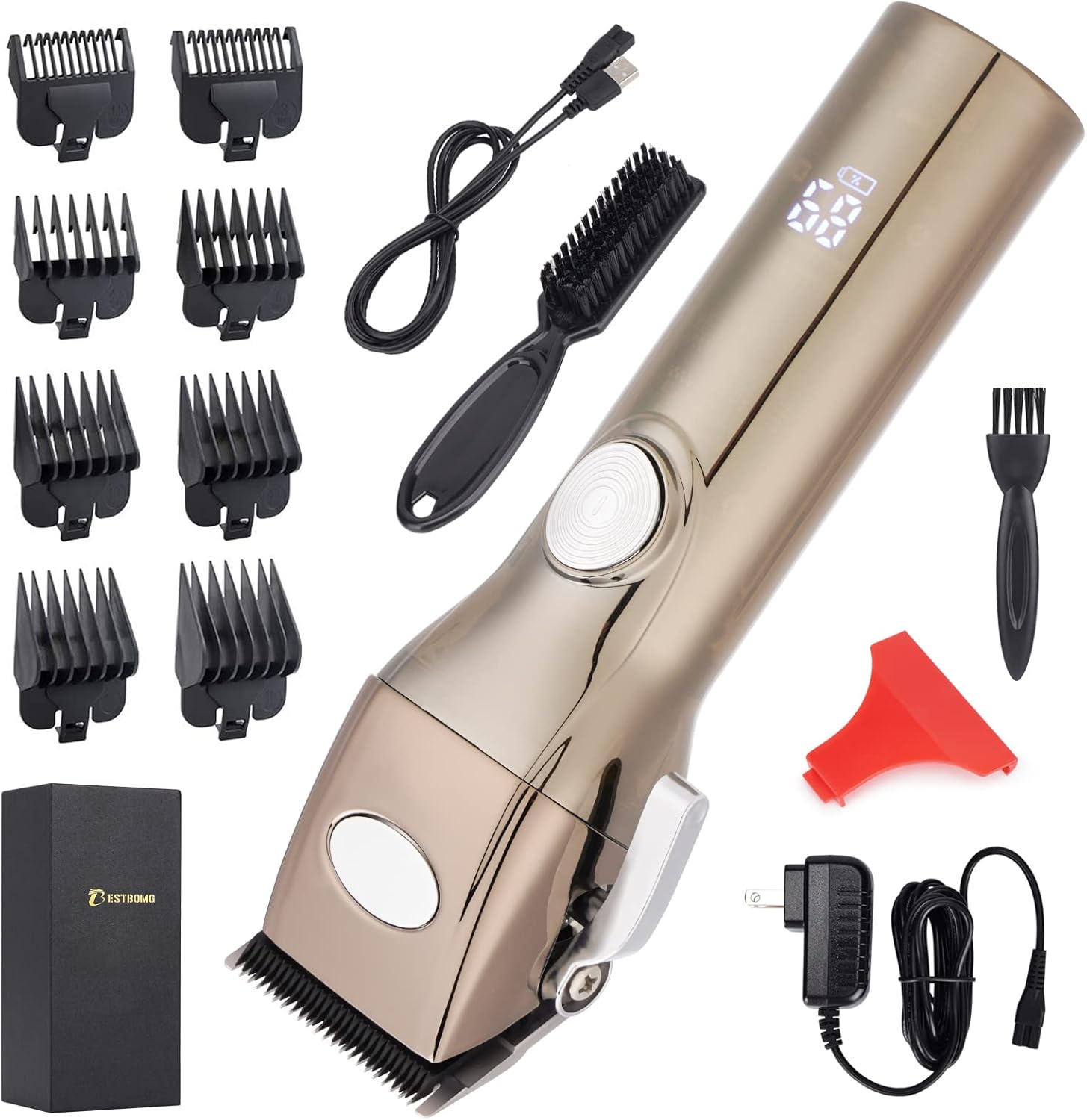 BESTBOMG Carpet Trimmer Tufting Shears Kit, Low Noise Rug