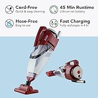 Vista 3 de POOL BLASTER Aspiradora de piscina inalámbrica Pulse con juego de poste, gran capacidad de residuos y limpieza rápida sin mangueras de piscinas