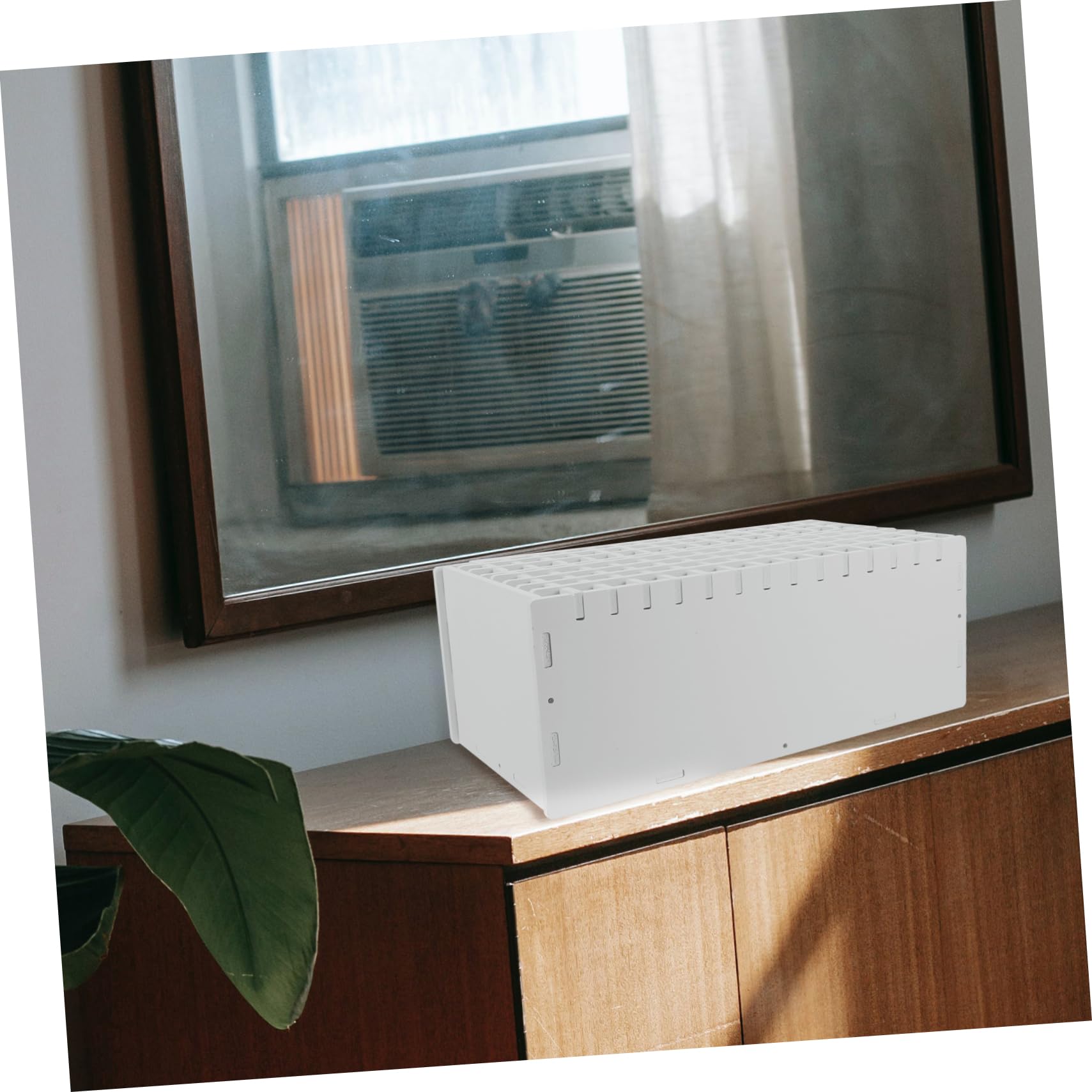 Portapenne a Scomparti Bianco in Legno, Organizer Scrivania Multifunzione | Decorazioni Scuola, Organizer Ufficio Scrivania, Organizer Tavolo per Pennarelli e Piccoli Oggetti