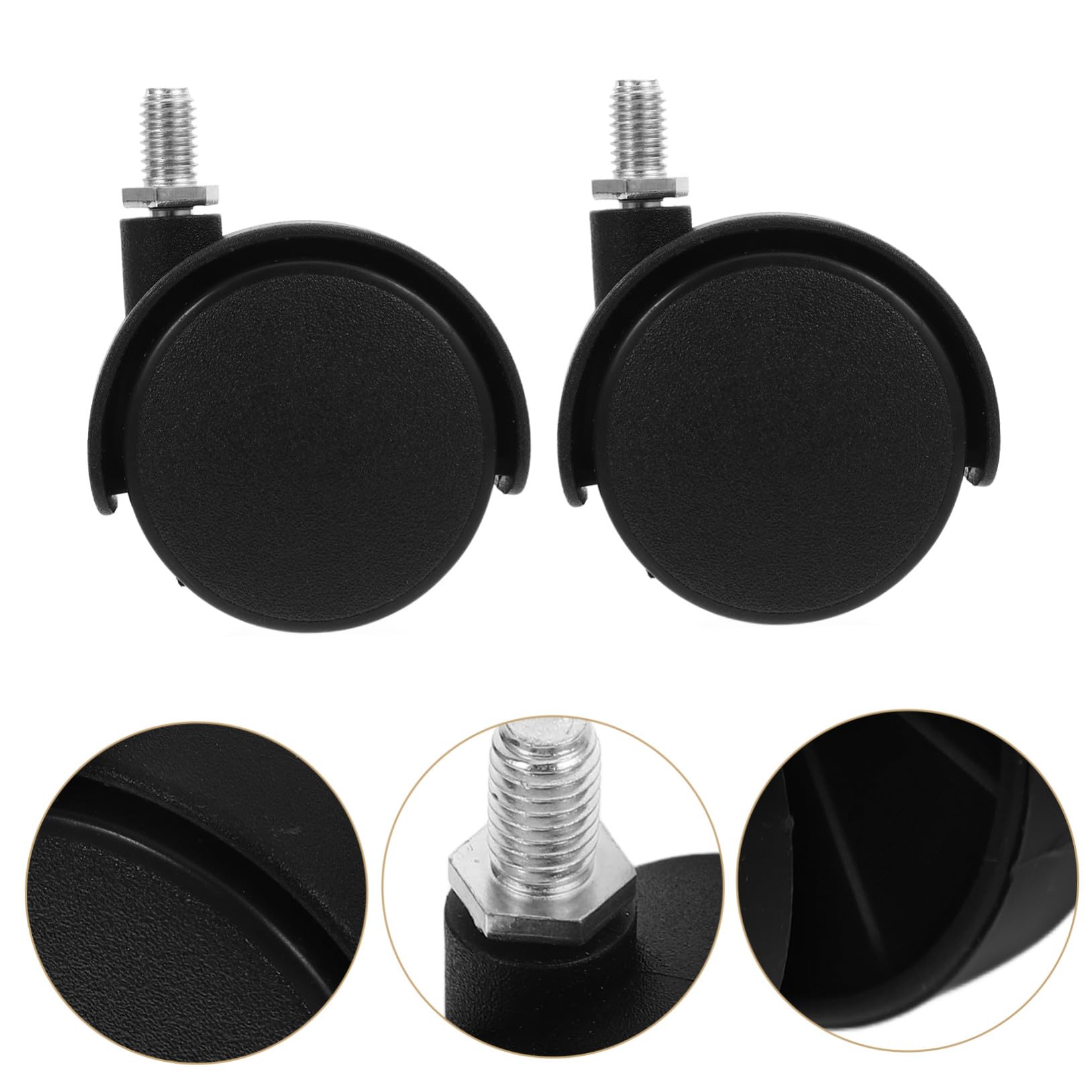 4pcs kółka skrętne Śruba Gwintowany Koła Obrót do Biuro Krzesło Desk Rząd Dom Zastosowanie Zamienny koła jezdne do Komputerowy Krzesło