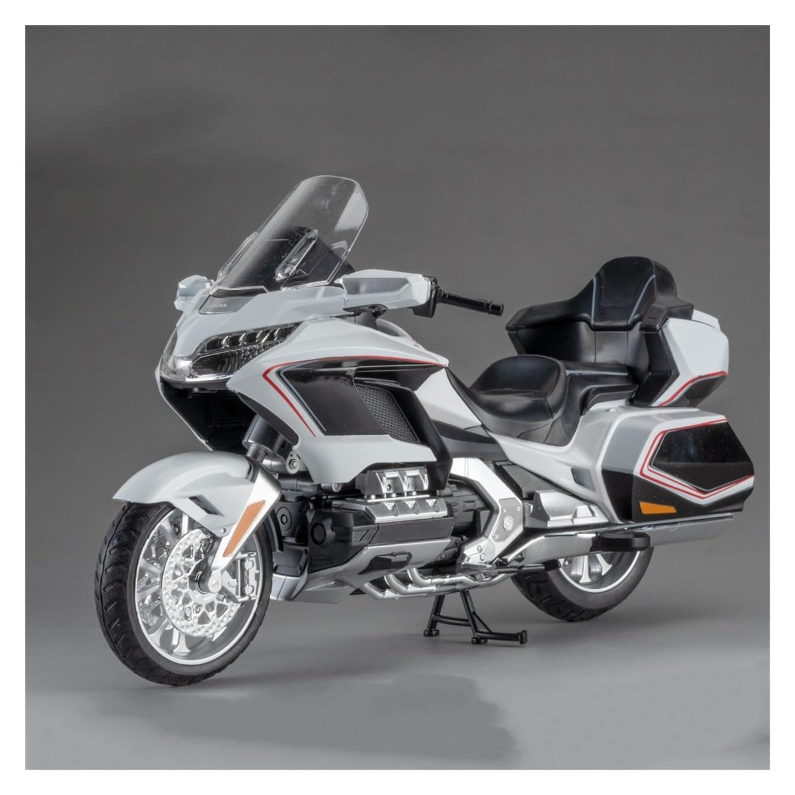 Die Cast Model 1:11 For Gold Wing GL800 2021 Motorcycle Simulation Alloy Model Collection Display(White)