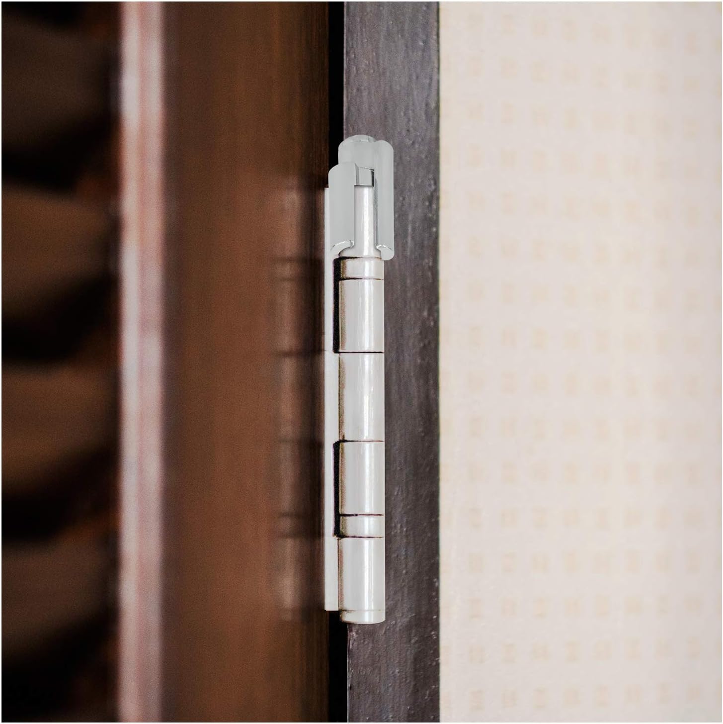 Nuk3y Door Saver 2 II Hinge Pin Stop Fits All 3" to 4-1/2" Residential Hinges (Chrome)