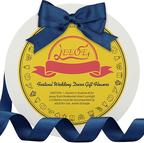 Miniatura 325 de Cinta de satén verde esmeralda de doble cara de 1-1/2 pulgadas x 50 yardas, cinta de poliéster verde esmeralda para envolver regalos, muy adecuada