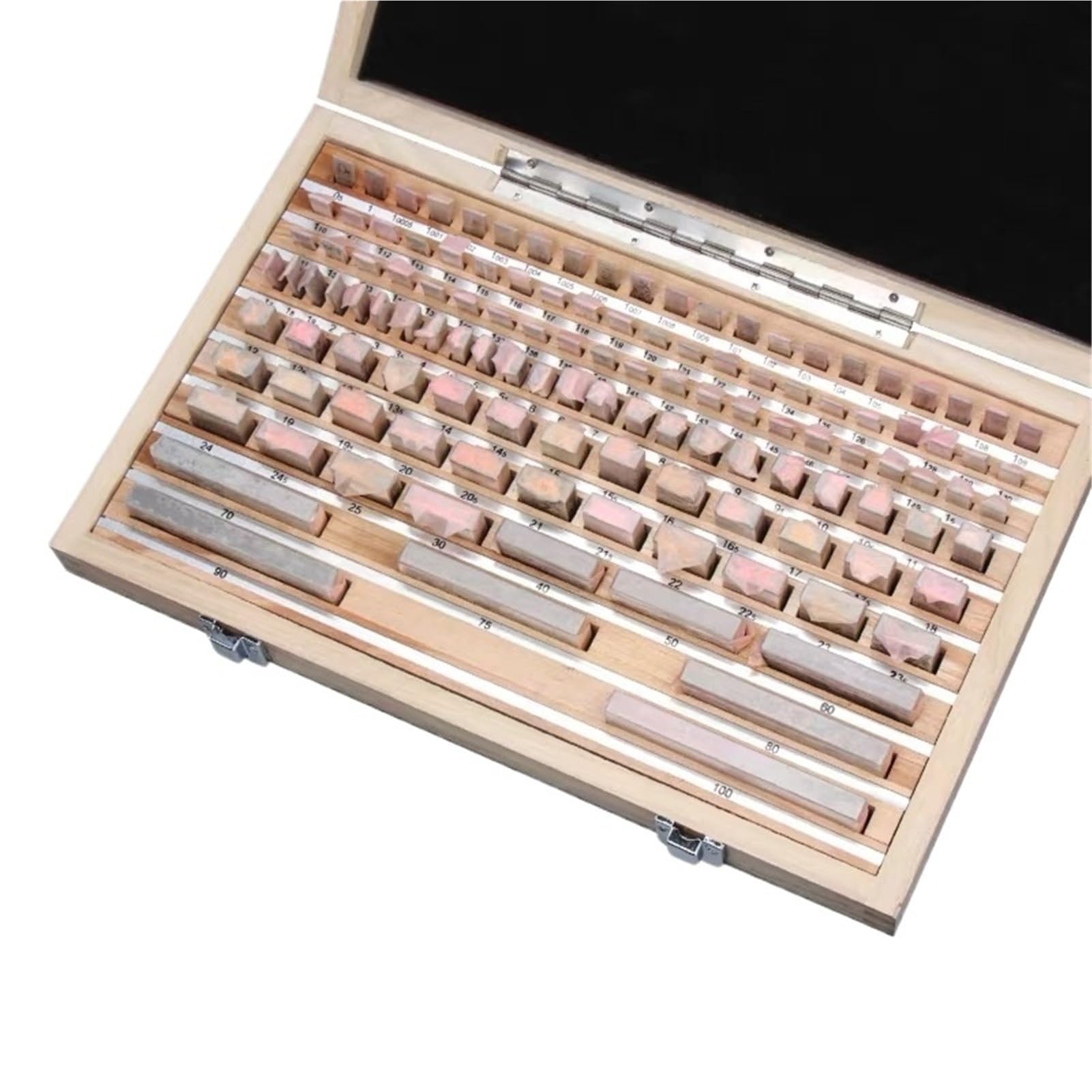 Bloki Kalibratory 0,5-100 mm Ultra-wysoka precyzja blok kalibrator (122 sztuk/zestaw)