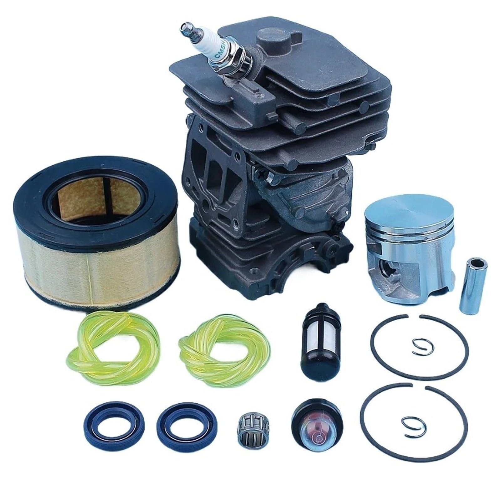Bombilla de cebado de Filtro de pistón de Cilindro de 44mm for STI MS251 MS 251, Kit de cojinete de Sello de Aceite de Motosierra 1143 020 1207