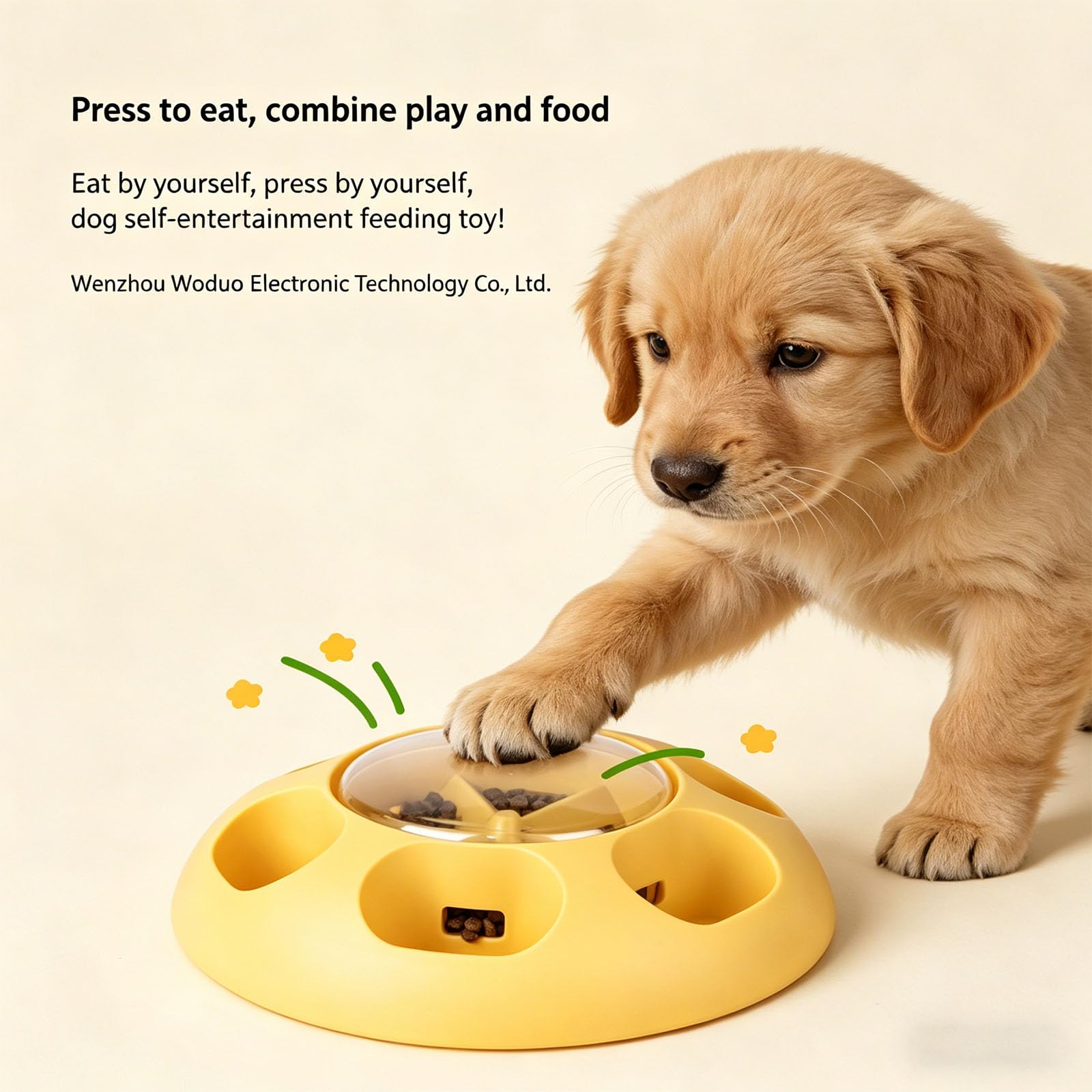 Confezione da 2 Giocattoli Puzzle interattivi con Dispenser Cibo per Cani per la stimolazione mentale e l ' Alimentazione lenta del Naso del Cane