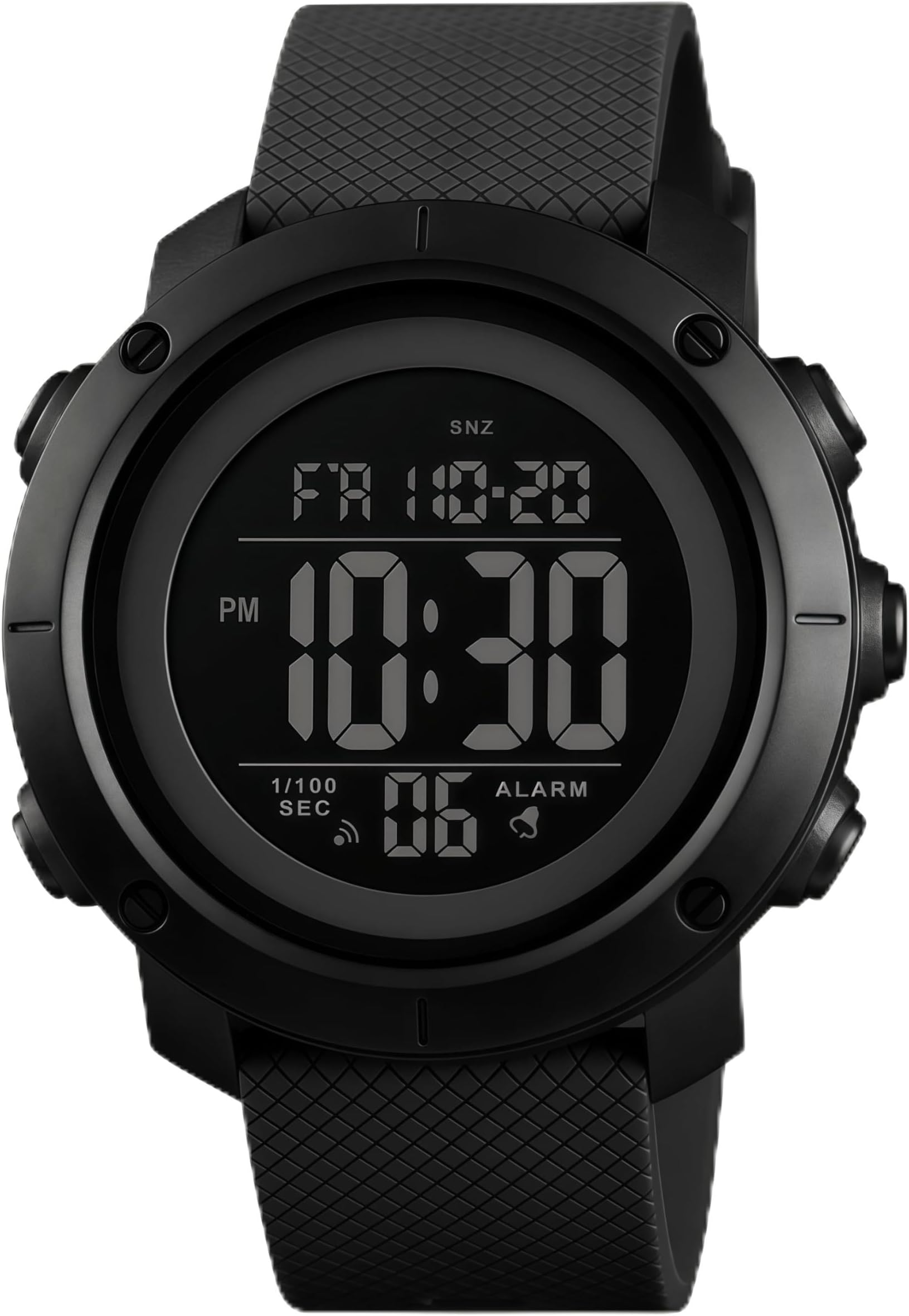 Big Boys Digital Watch Sports Teen Waterproof Military Back Light Watch for Teenagers Boys Ages 11-18 Black