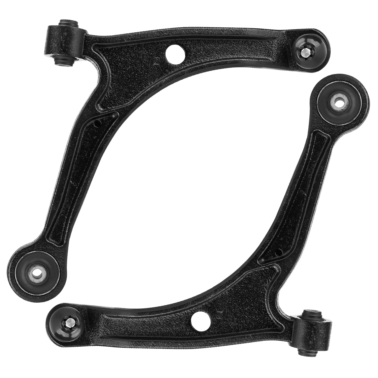 2pc front lower right left control arms set with ball joints assembly fit for acura mdx 2001-2006 honda pilot 2003-2008 k621349 k621350