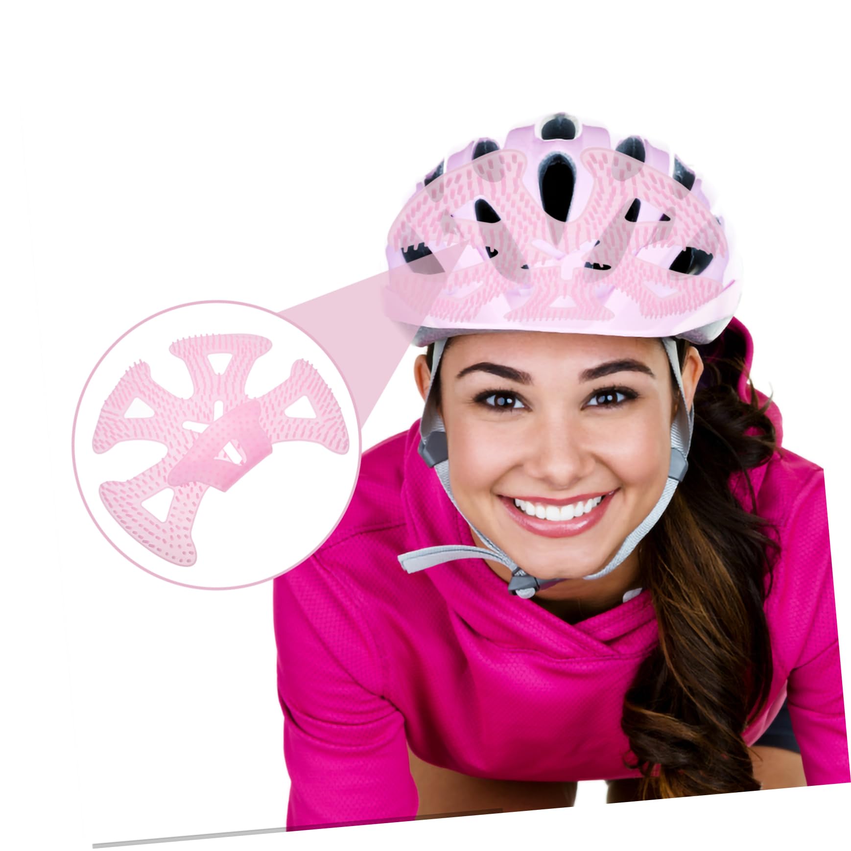 NOLITOY Cycling Helmet Pad Safety Helmet Inner Pad Absorption and Comfortable Breathable Design