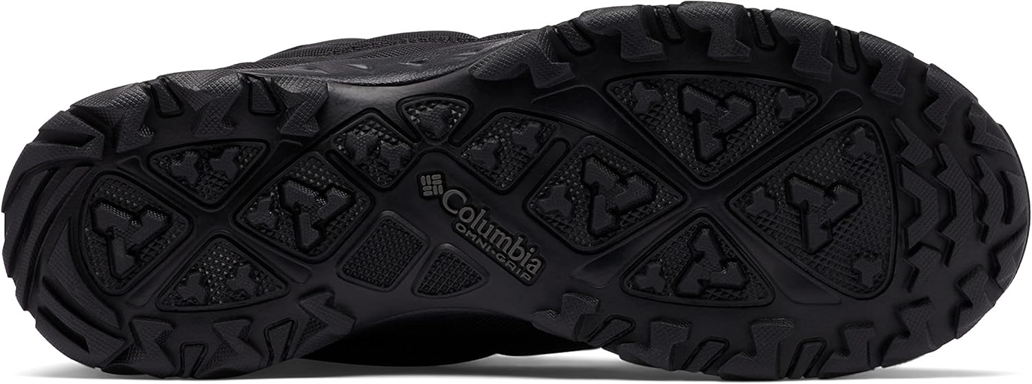 Columbia Men's Firecamp Boot Hiking Shoe 7 Wide Black/City Grey