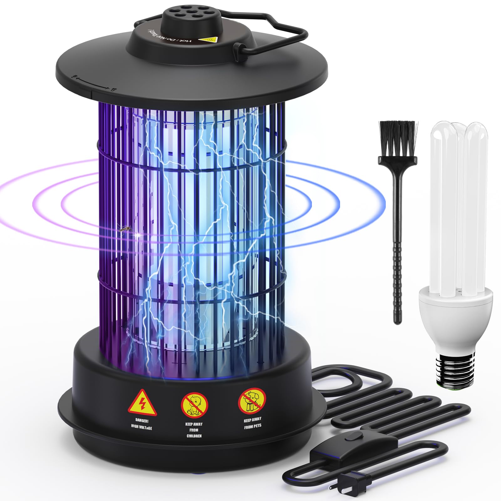 Photo 1 of **DIRTY**
Bug Zapper - Bug Zapper Outdoor & Indoor with Switch Fly Zapper 4200V Extension 6.56 Ft Cord Mosquito Zapper Outdoor Mosquito Killer Fly Traps Insect Killer for Backyard Patio Home Camping, Plug-in