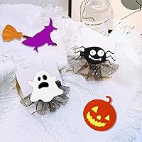 Vista 4 de Voyyphixa 3 PCS Halloween Resin Molds Pumpkin Bat Spider Jewelry Silicone Molds Stud Earring Molds Horror Scary Ornament Epoxy Casting Molds for