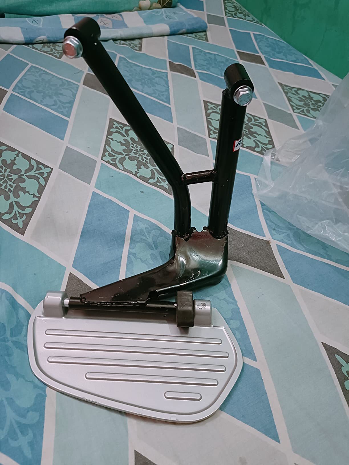 Store 007 Black Foot Rest for Honda Activa 6GBS62020 (HEAVY DUTY