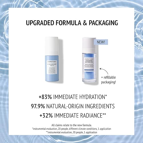 Miniatura 3 de Zona de confort Hydramemory Water Source Serum  Suero hidratante estimulante  Efectos hidratantes inmediatos para piel seca y opaca