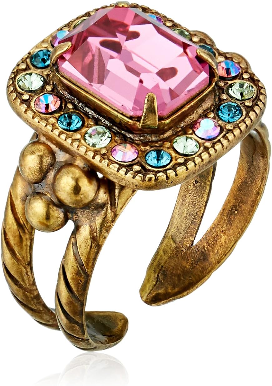 sorrelli opulent octagon ring, size 7-9 : Clothing, Shoes & Jewelry