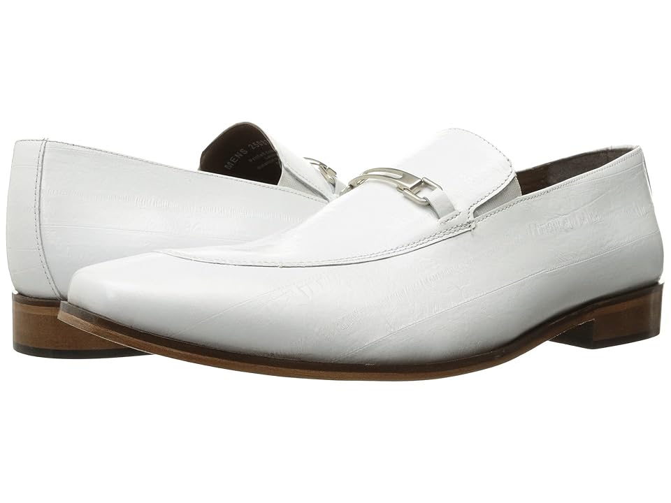 

Stacy Adams Santiago Moc Toe Penny Loafer (White) Men's Shoes