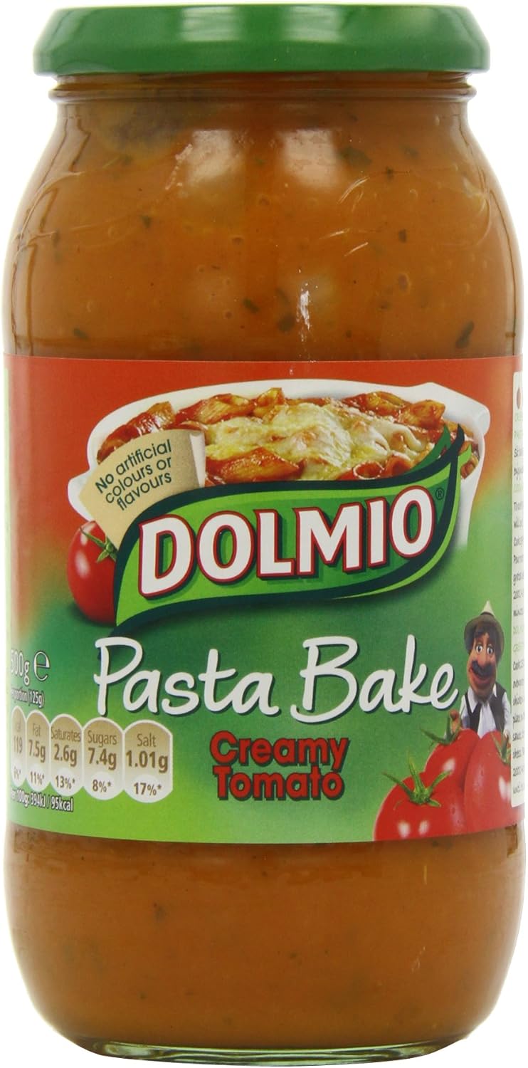 Dolmio Pasta Bake Creamy Tomato 500 g (Pack of 6) Amazon.co.uk Grocery