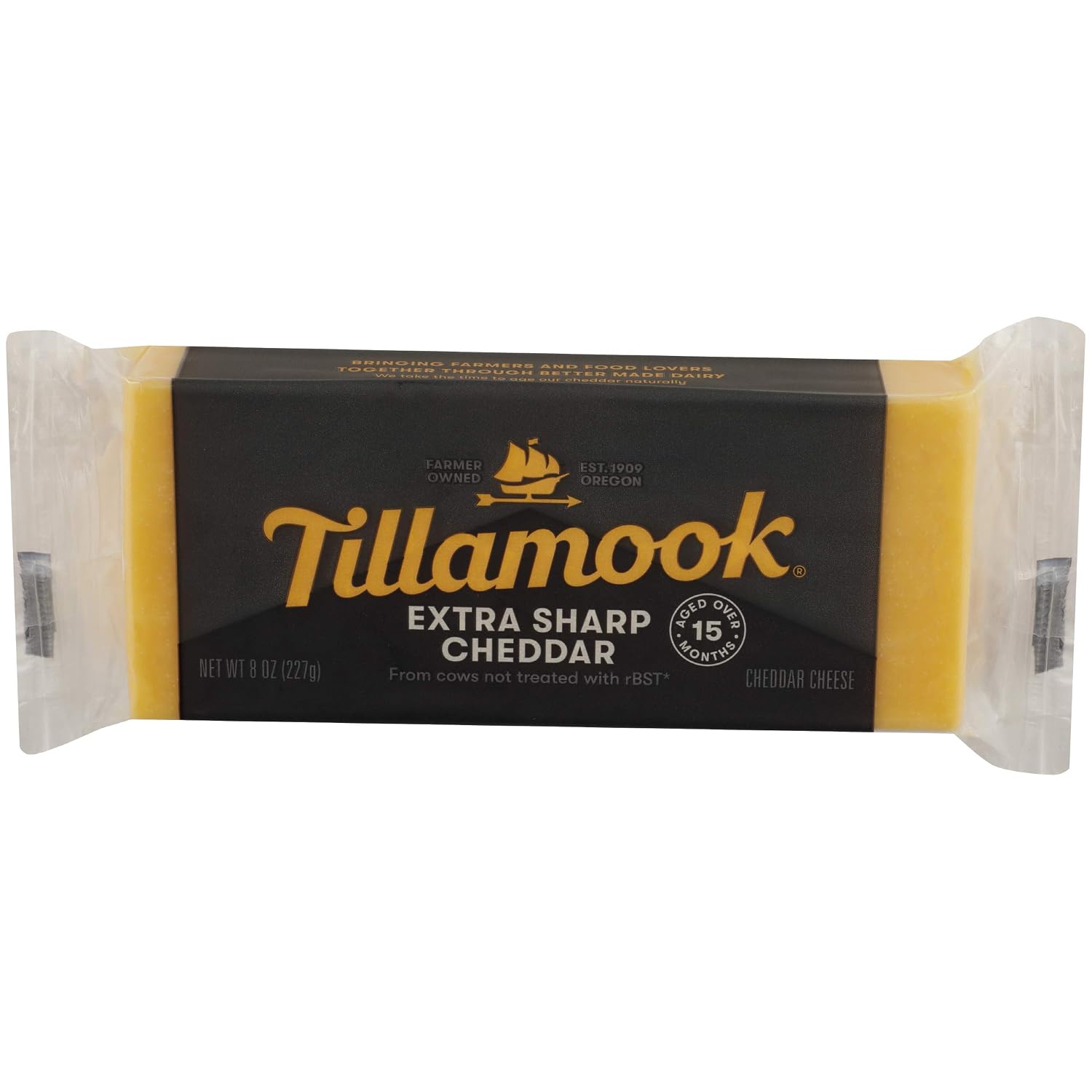 TILLAMOOK Extra Sharp Cheddar Bar, 8 OZ