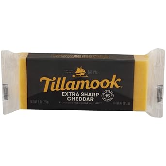 Tillamook Extra Sharp Cheddar Cheese, 8 oz Packaging May Vary