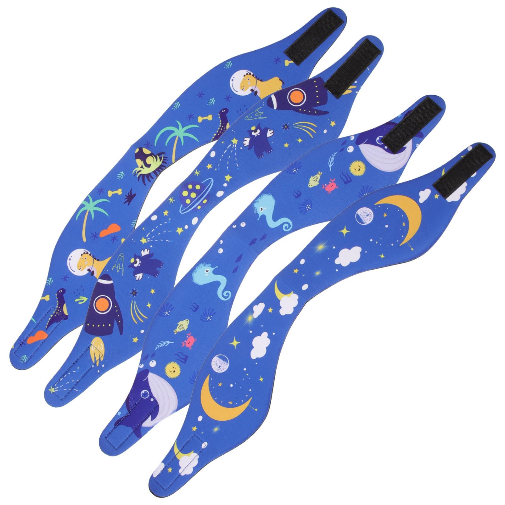 BESPORTBLE Diadema De Natación Banda para El Cabello De Natación Nadar Gorro Natacion Gorro De Piscina Bandas para La Cabeza De Natación Diadema De Baño Neopreno Blue