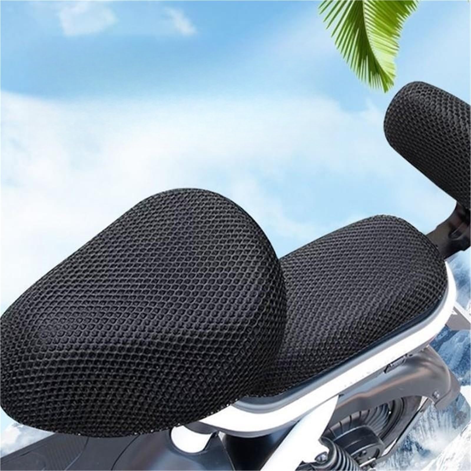 LISTEAM Motocicleta Funda cojín Asiento Funda para Asiento De Motocicleta