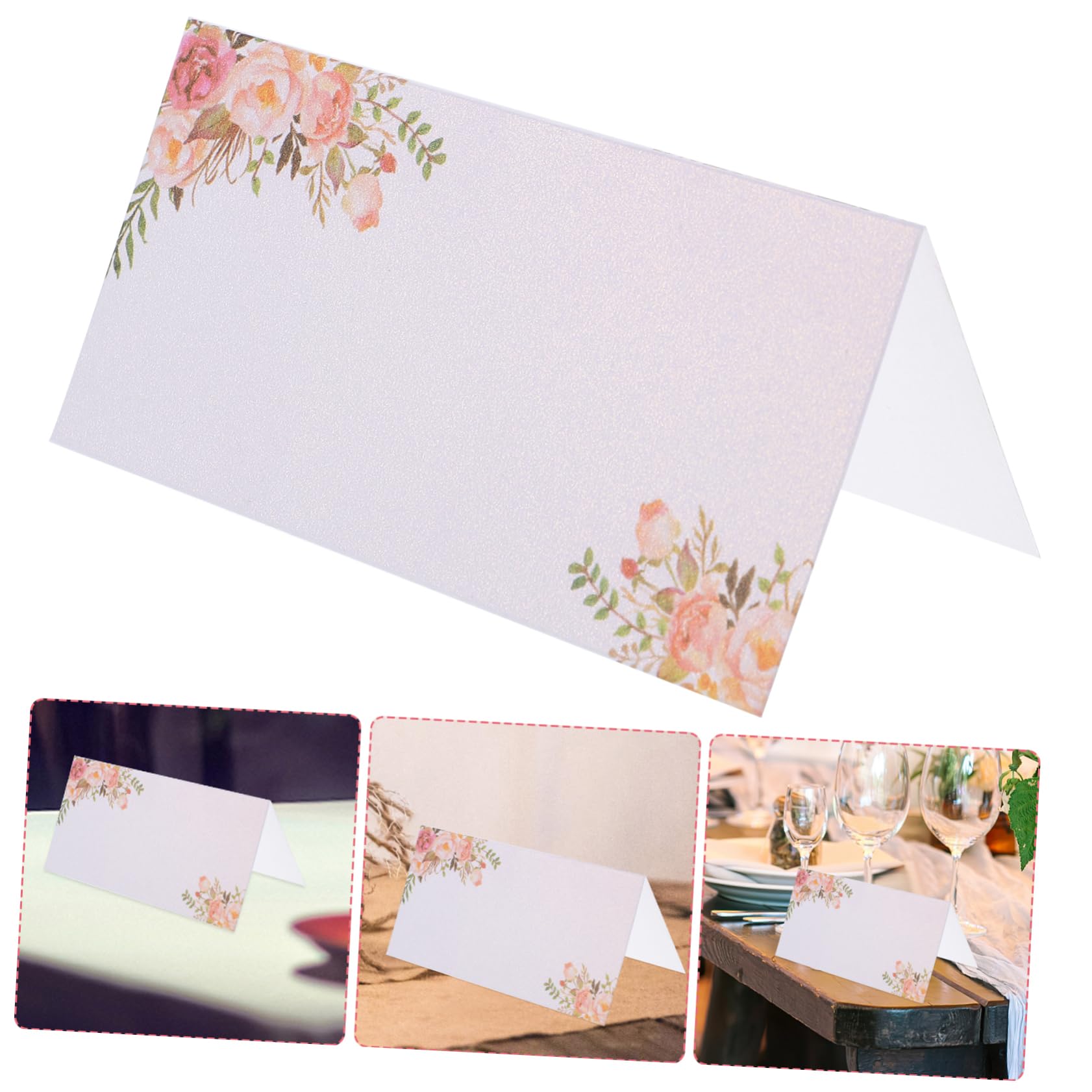 Alipis 3 Sätze Tischkarte Zur Hochzeit Nummer Des Hochzeitstisches Tischnummernkarten Sitzplatzkarte Für Die Hochzeit Hochzeits Einladung Platzkarten Kartentisch Papier 50 Stück * 3