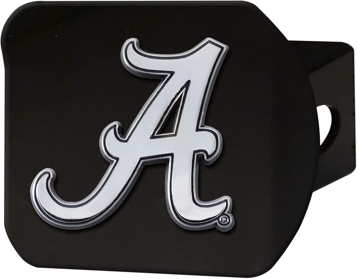 University of Alabama Black Metal Hitch Cover