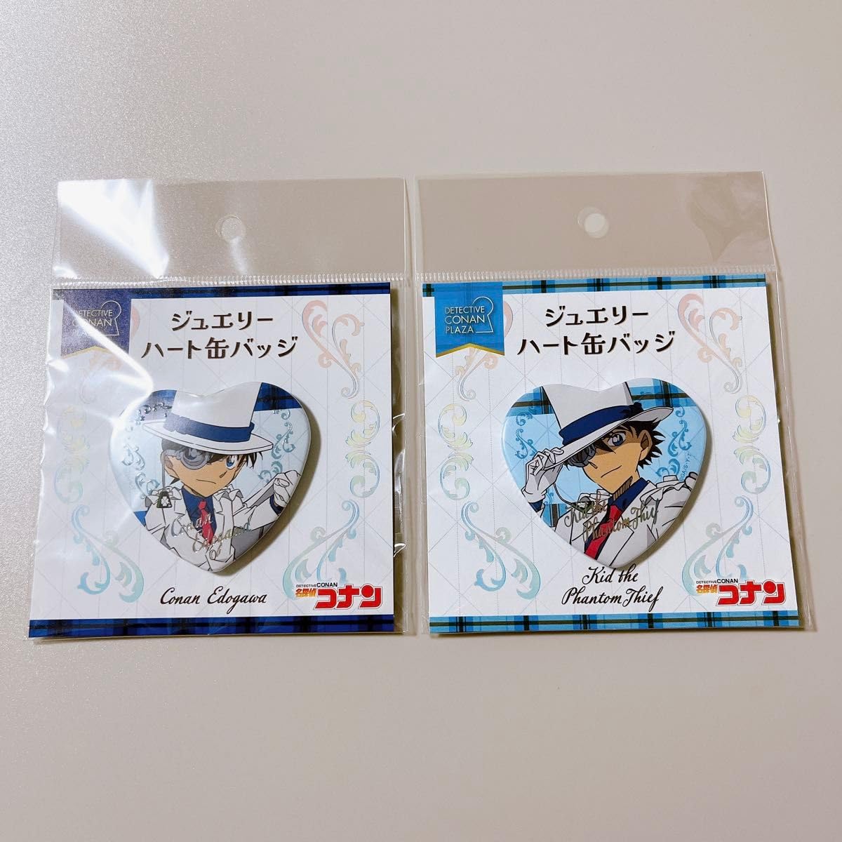 Amazon.co.jp: コナン ジュエリーハート缶バッジ 江戸川コナン