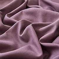 Vista 180 de Luxlovery - Juego de edredón azul neblina, tamaño matrimonial, minimalista, azul polvoriento, edredones de algodón suaves y transpirables, azul