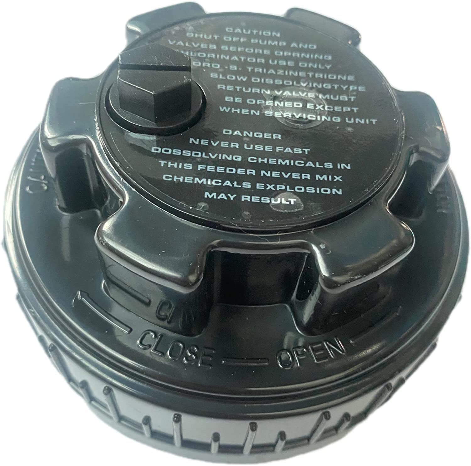 Aupll Chlorinator Cover Replacement for Hayward CLX110C Automatic Chlorinator Feeder, Black Chlorinator Cover Cap Replacement for Hayward