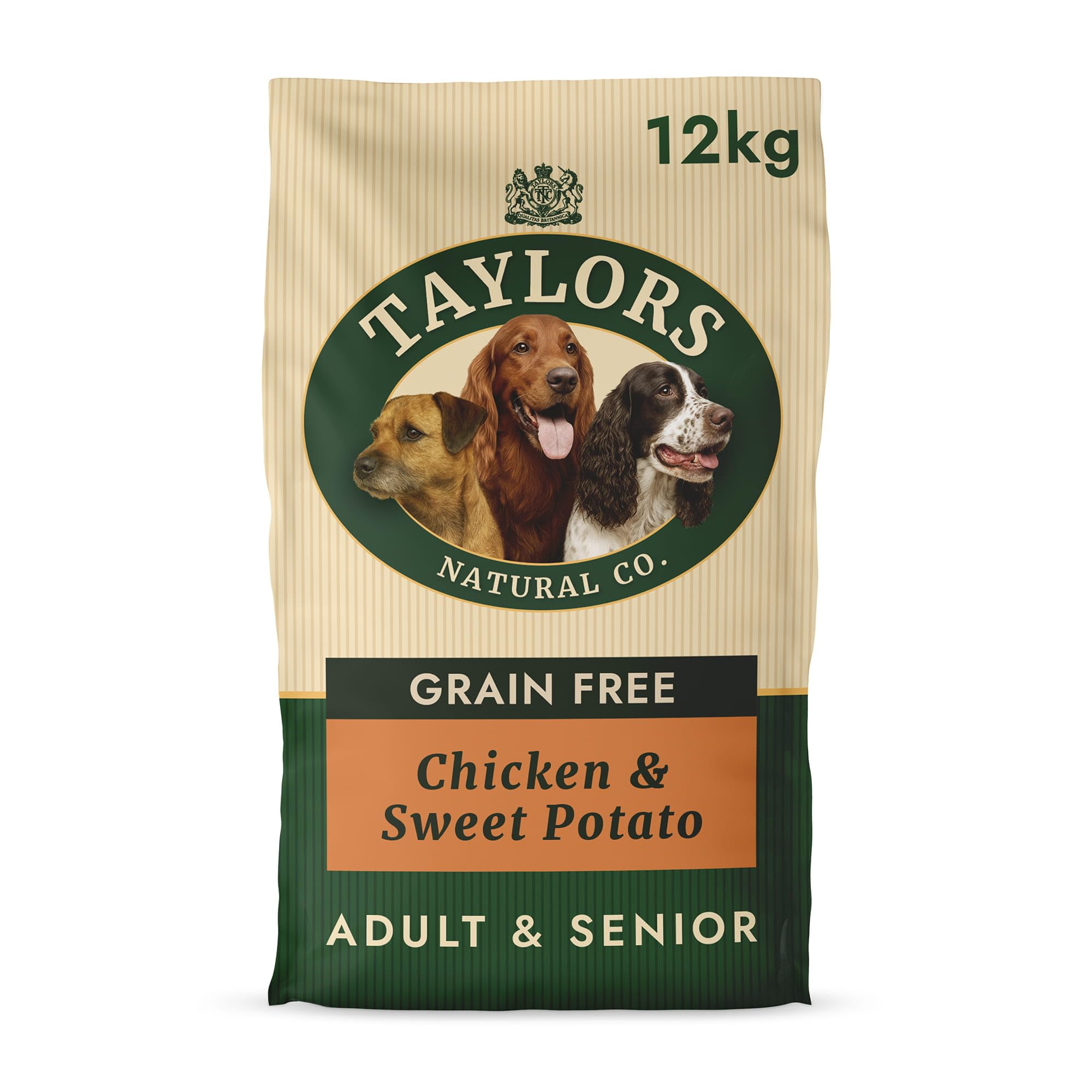 Taylors Grain Free Chicken Adult & Senior Dry Dog Food - 12kg