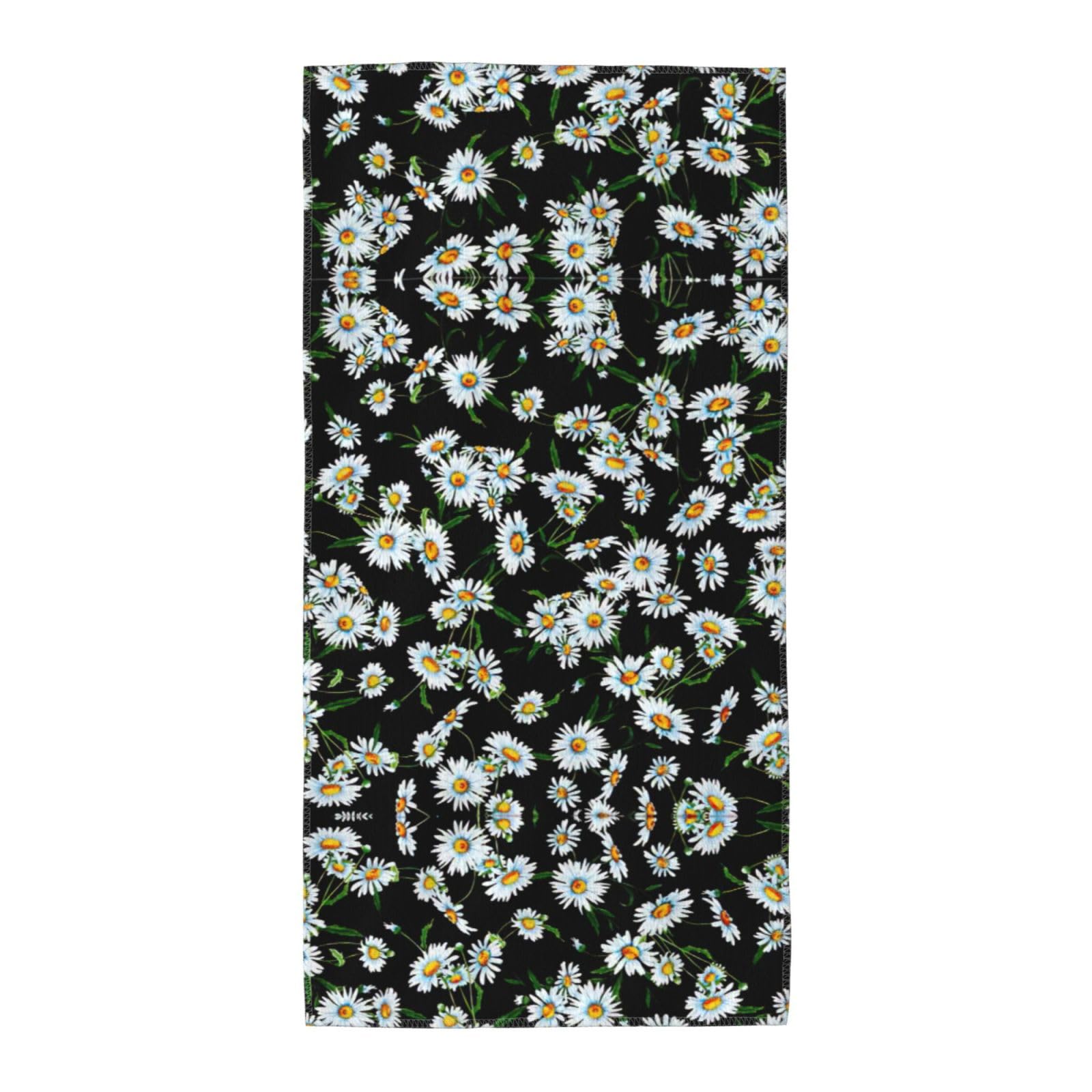 WYCZHY Beauty Daisy Printed Quick Dry Beach Towel For Camping Travel Vacation