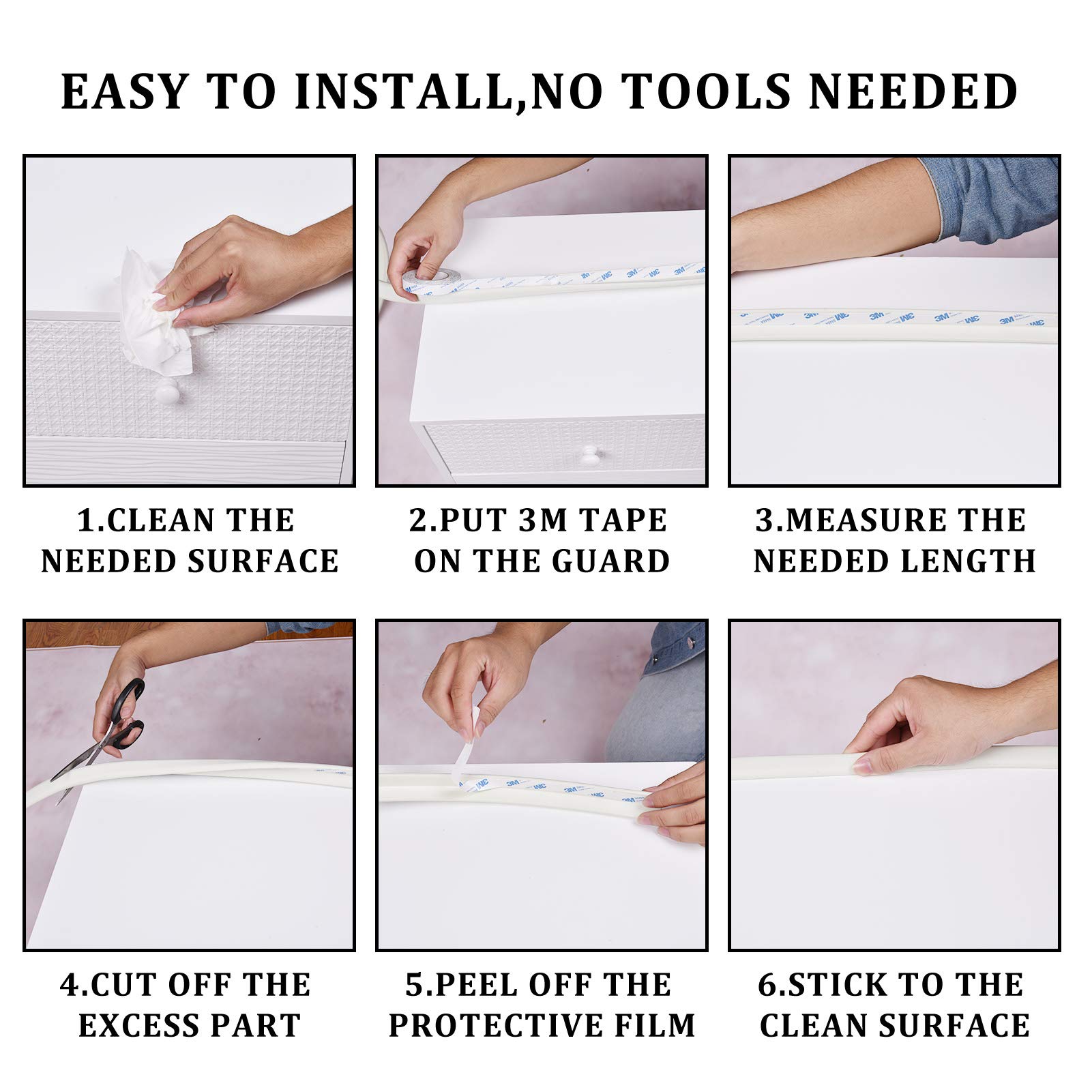 Baby Proofing Edge and Corner Guards, Safety Furniture Bumper with 3M