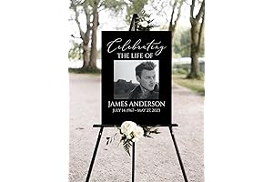 Celebration Of Life Welcome Sign - In Loving Memory