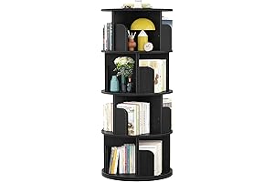 Aheaplus Rotating Circle Bookcase
