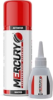 Sponsored Ad - Mercury CA Glue with Activator (1.7 oz - 6.7 fl oz) Instant CA Glue for Woodworking, Cyanoacrylate Adhesive...