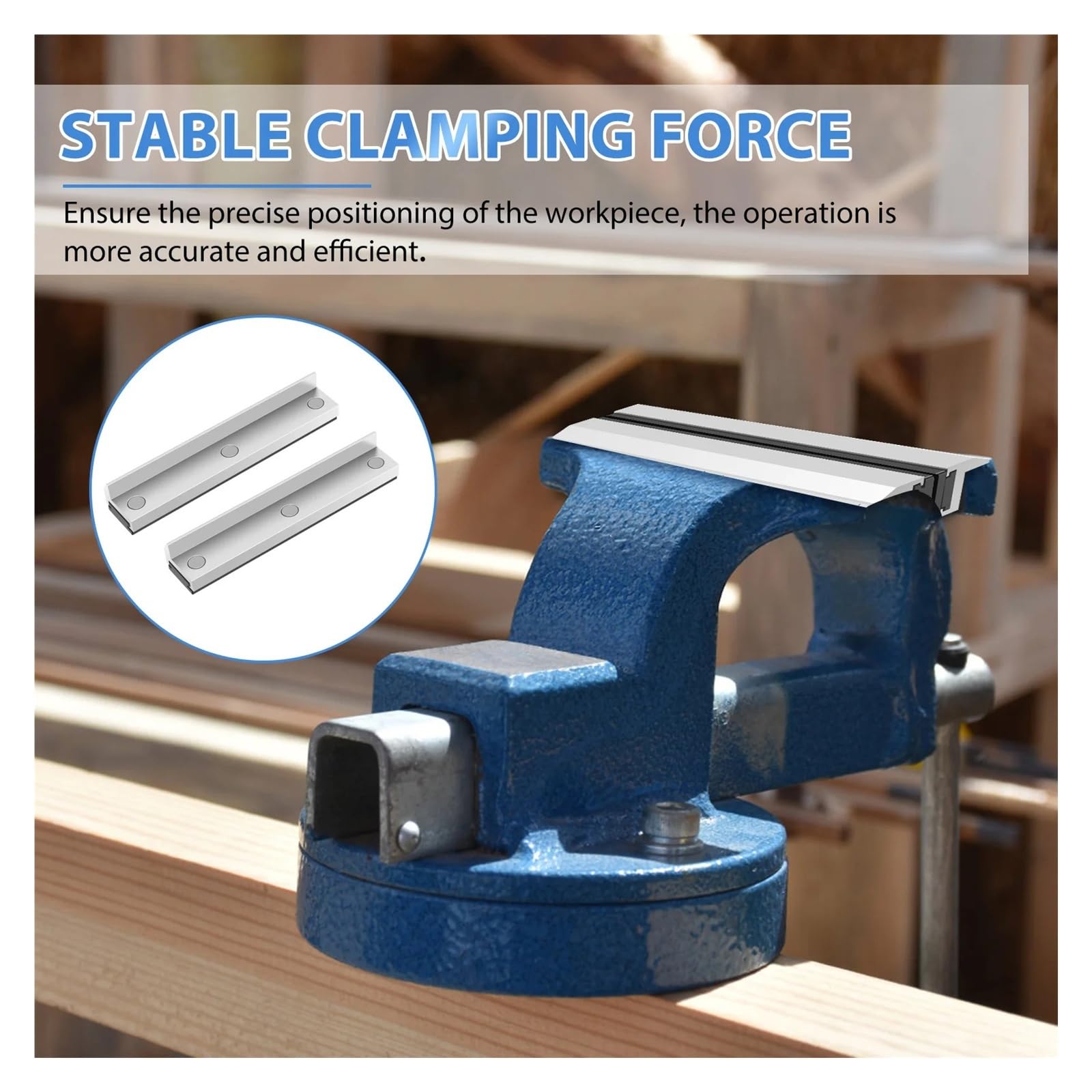 Morsa da banco portatile Mini morsa da banco in alluminio con ganasce antiscivolo Morsa versatile