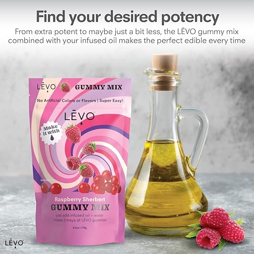 Miniatura 5 de LVO Gummy Mix - Raspberry Sherbert - Haz tus propias gomitas infundidas, cada bolsa hace 64 gomitas - 1 paquete