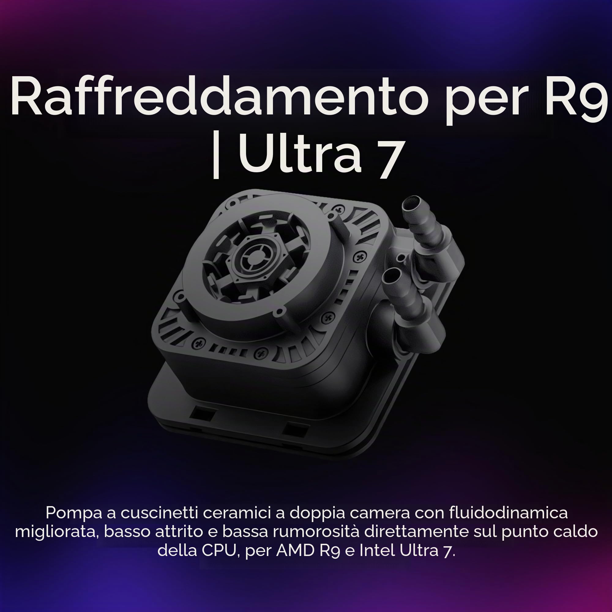 Cooler Master MasterLiquid ML360R RGB Dissipatore CPU a Liquido - Sincronizzazione Illuminazione ARGB, Design Pompa Premium e Tre Ventole MF120R ARGB